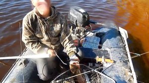 Супер рыбалка на р.Тавда троллинг .Щука 6200 порвала подсачек.