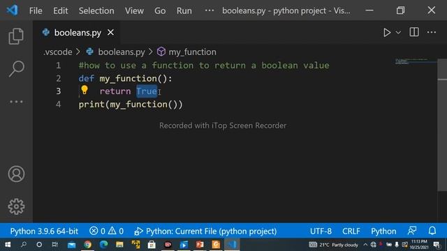 Booleans In Python Language || www.learntechphilloh.com