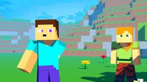 BUILD BATTLE - Alex and Steve Life (Minecraft Animation)