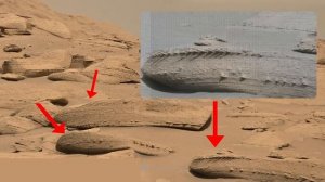 1 минуту назад: Ровер NASA "Curiosity" только что обнаружил странную костеподобную породу на Марсе!