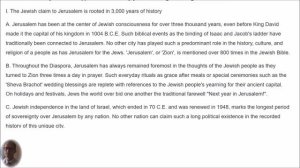 Восточный Иерусалим: оккупированная территория