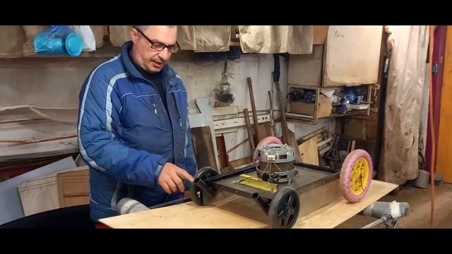 ГАЗОНОКОСИЛКА СВОИМИ РУКАМИ