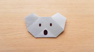 Оригами коала | Коала из бумаги