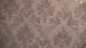 Декоративные покрытия стен. Трафарет.