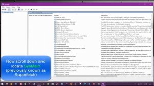 How to locate Superfetch in Windows 10 (sys.main)