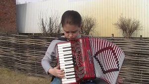 "ТИКО ТИКО" в исполнении Алины Хлебновой аккордеон 9 лет