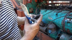 Ремонт трактора Т-40 АМ ч №12 ,отдали ТНВД в ремонт.