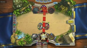 Hearthstone Beta Warrior vs. Rogue Gameplay 1005