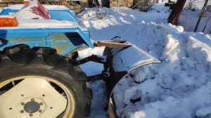 Лопата для уборки снега на минитрактор