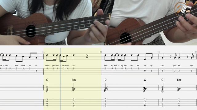 UKE TABS! My Universe (Coldplay/BTS) смотреть онлайн