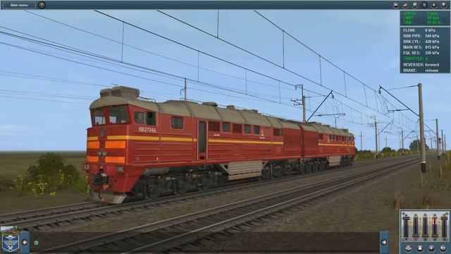 Обзор тепловоза 2тэ116-1602 в Trainz 12 смотреть онлайн
