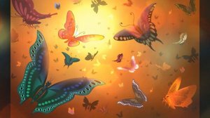 ФУТАЖ -ВОЛШЕБНЫЕ БАБОЧКИ-  ДЛЯ ВИДЕОМОНТАЖА