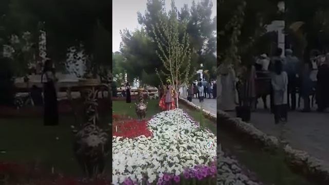 Namangan gullar shahri gullar bayramiga tayyorgarlik BOBUR BOG'IDA @AVAZALIY Namangan_gullar_shahri