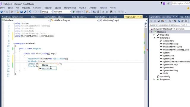 Cómo controlar Excel desde CSharp Vídeo 2 смотреть онлайн