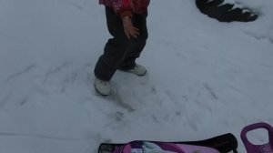 Снегокат Ника (NiKA KIDS)-Игра зимой