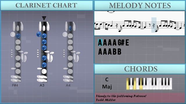 How to play Children of the Sky A Starfield Song by Imagine Dragons on Clarinet Tutorial