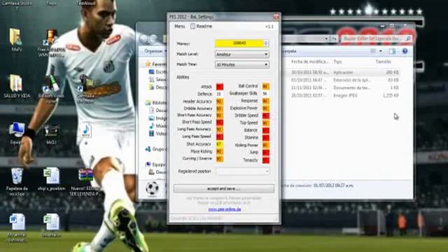 EDITOR DE SER UNA LEYENDA PES 2012 смотреть онлайн