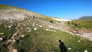 Поход в горы, г. Оштен - инструкторская щель.