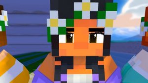 ZERO TWO DODGING COUPLE MEME DANCE SHUFFLE | NICO, CASH, ZOEY - MINECRAFT ANIMATION #shorts