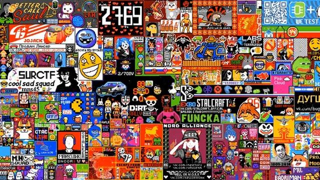 Pixel battle timelapse 2023