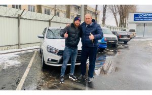 Доставка 1300 км Lada Vesta Comfort Winter в Ростов на Дону!