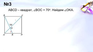 Квадрат и его свойства (8 класс. Геометрия)