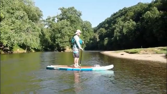 WooWave 10.5 ft Wood isup, Green River, Mammoth Cave National Park, Kentucky смотреть онлайн