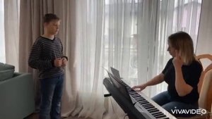 Кусочек репетиции Александа ? #светланамалькова #репетиция #вокал #дети