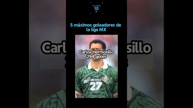 5 máximos goleadores de la liga MX #cabinho #ligamx