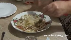 Постный Салат Богатырь вкусные праздничные салаты на день рождения юбилей