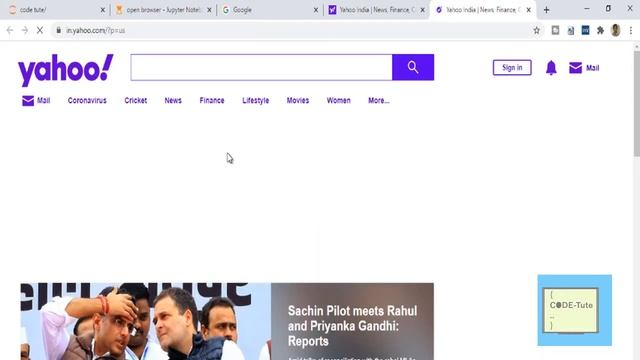 python webbrowser| Open websites using python
