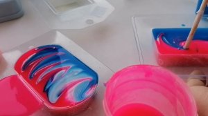 Мыло со свирлами из основы "Вихрь".