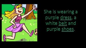 What are they wearing? Clothes, He,she, they, kids vocabulary. LearnEnglishAR/apprendre l'Anglais