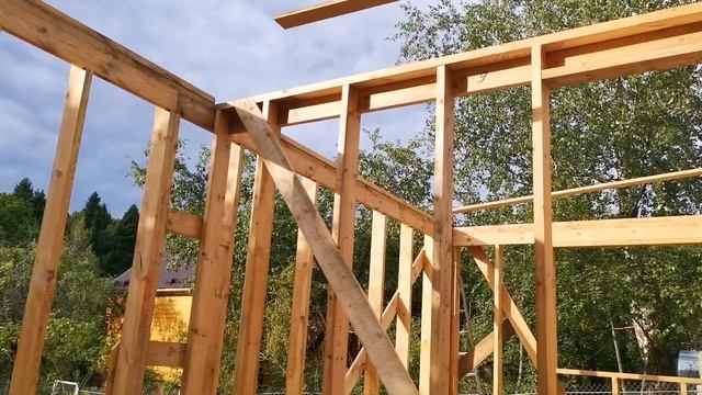 Как собрать и поставить стену в каркасном доме. Дневник телестройки.