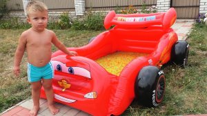 ★Тачки Дисней Молния Маквин Бассейн с Орбиз New Orbeez GIANT Lightning McQueen Disney CARS Pool