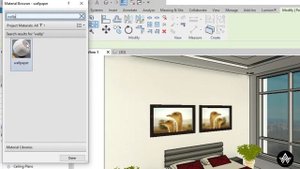 How to add wallpaper to a wall in Revit ; Bonus Adding Photographs to Revit Models