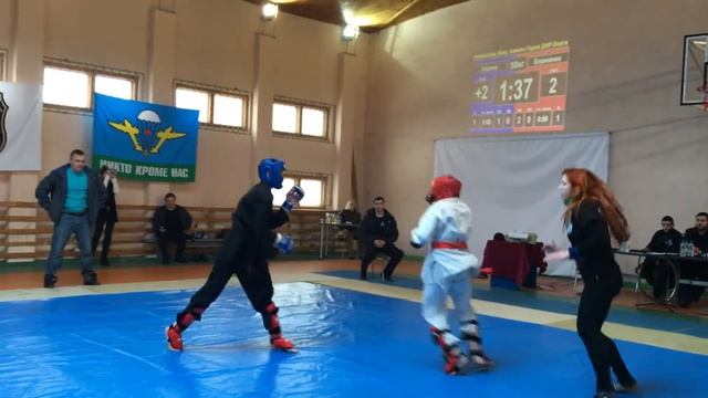 Борисенко Никита 1 бой Рукопашный бой 12-17 лет, 19.02.2017 смотреть онлайн