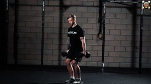 Выпрыгивания из ПП с гантелями