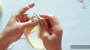 Платочная вязка по кругу без ступенек