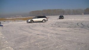 Subaru Outback. Дрифт