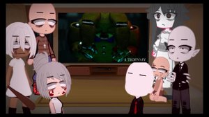 La familia de Granny reacciona a Fnaf-/Dr Sunshine is dead/-Granny|Gacha Club|