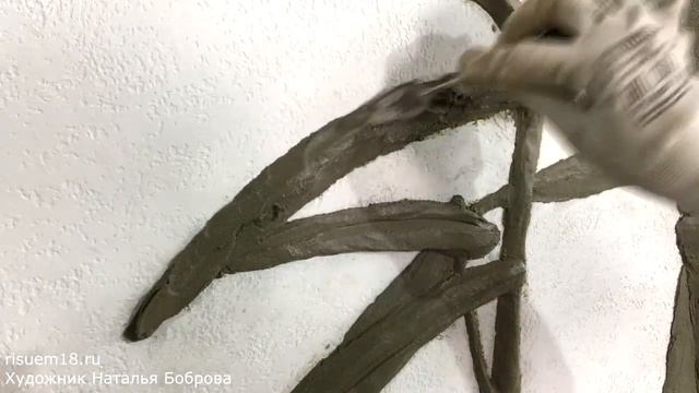 Барельеф бамбуки набор высоты | художник Наталья Боброва смотреть онлайн