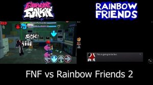 FNF: Rainbow Friends Chapter 2 // Original vs FNF - Rainbow Friends Roblox | Friday Night Funkin'