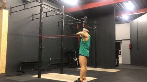 Тяга резины к лицу с вращением наружу