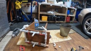 Стенд для промывки радиаторов печки авто.