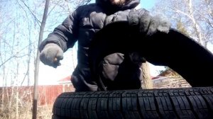 Обрезка автомобильной шины под клумбы