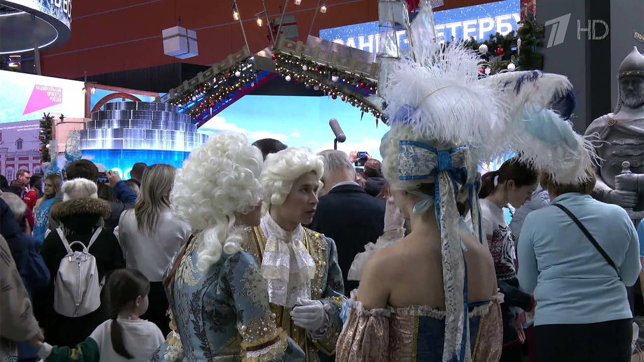 На выставке "Россия" на ВДНХ открылись дни Санкт-Петербурга и Ленинградской области