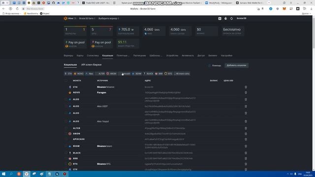 Майнинг RADIANT (RXD)