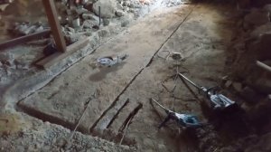 Демонтаж пустотной плиты перекрытия 6х1.2 м вручную. Часть 1