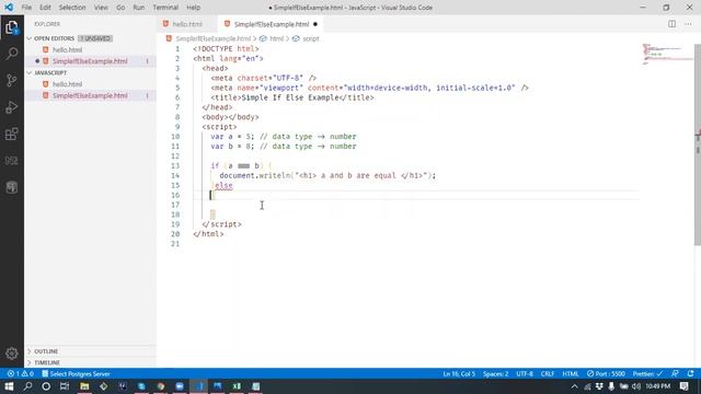 JavaScript IF and Else statement and Conditional operators part 2 Lecture 1 (14/05/2020) смотреть онлайн